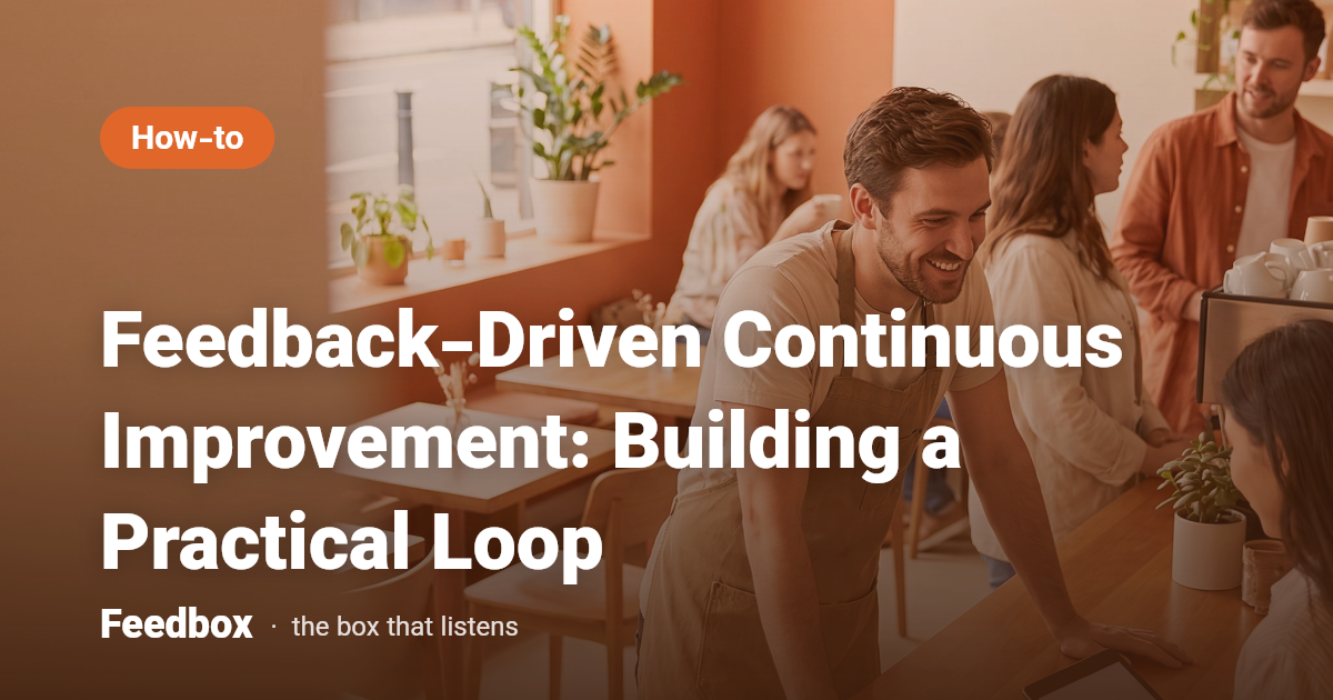 Feedback-Driven Continuous Improvement: Building a Practical Loop